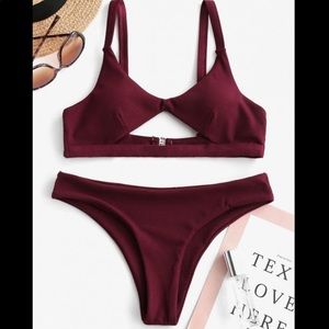 ZAFUL Ribbed Cut Bikini